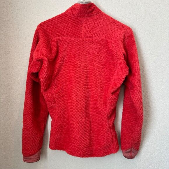 Patagonia Poppy Red R2 Polartec Fleece Full Zip Jacket - Size Medium - EUC - Picture 7 of 7